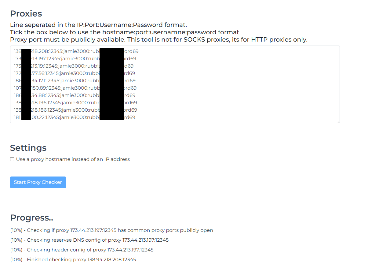 Check If Your Proxies Are Detectable With Our Proxy Checker